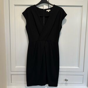 Shoshanna Black Dress with v-neck size 4